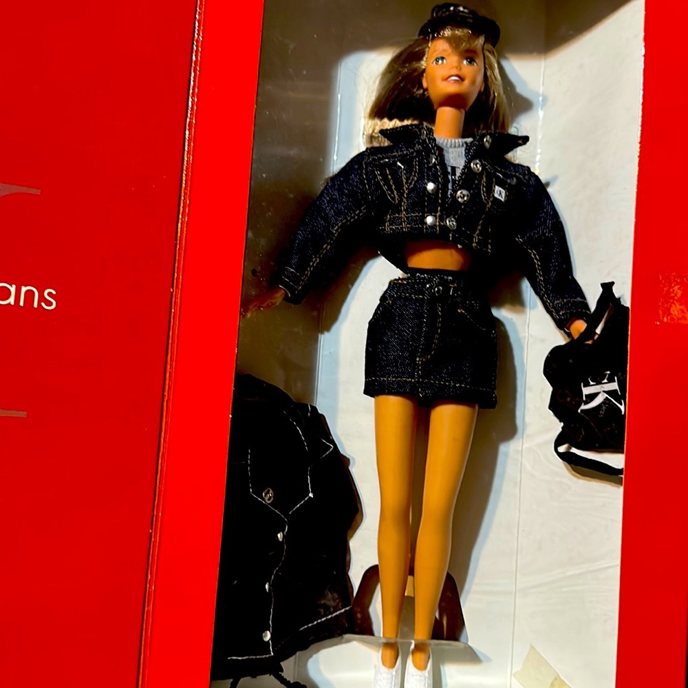 Barbie doll Calvin Klein Jeans collectibles never open